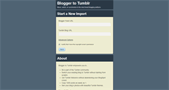 Desktop Screenshot of bloggertotumblr.com